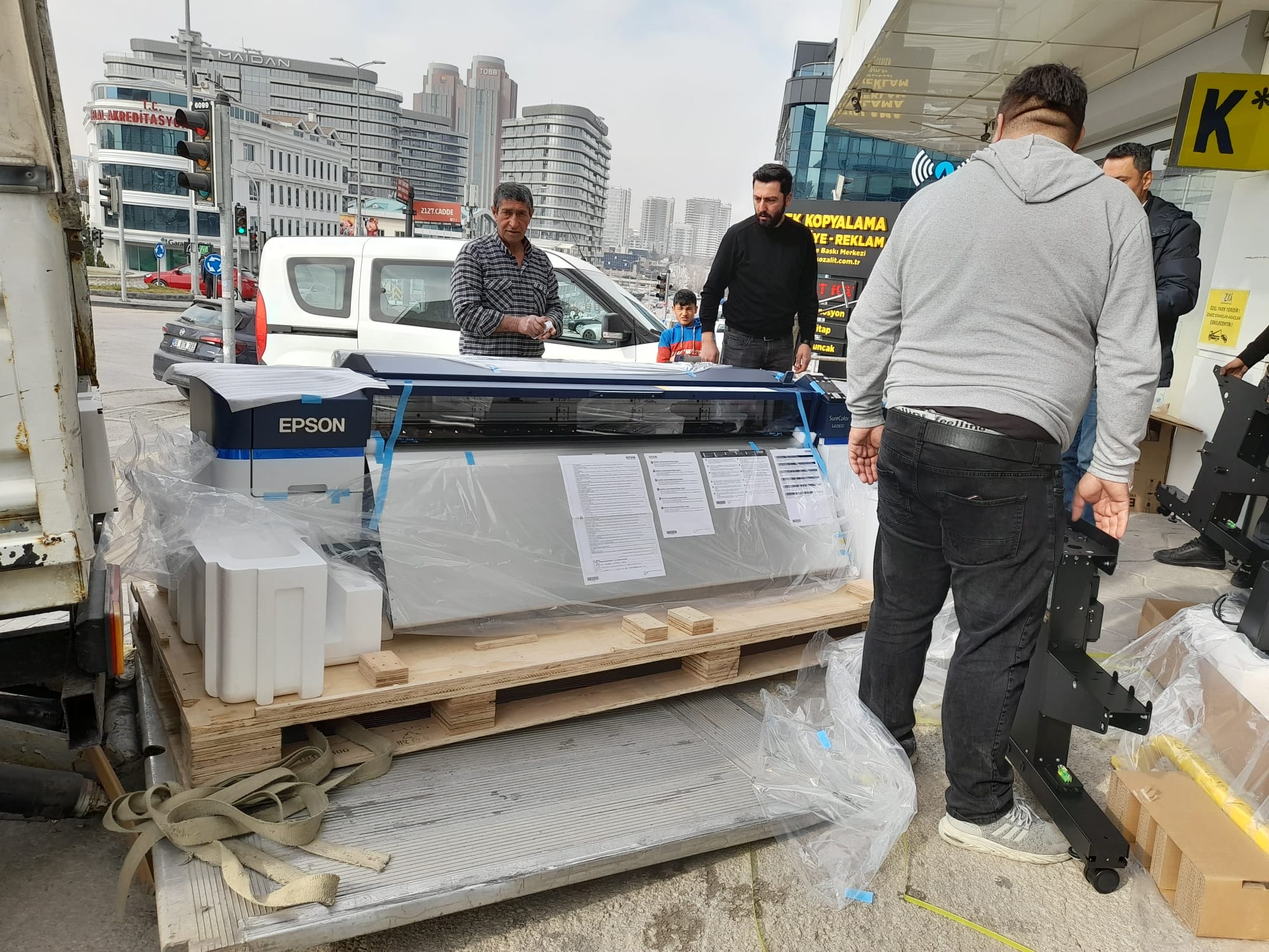 plotter yazıcı nakliyesi