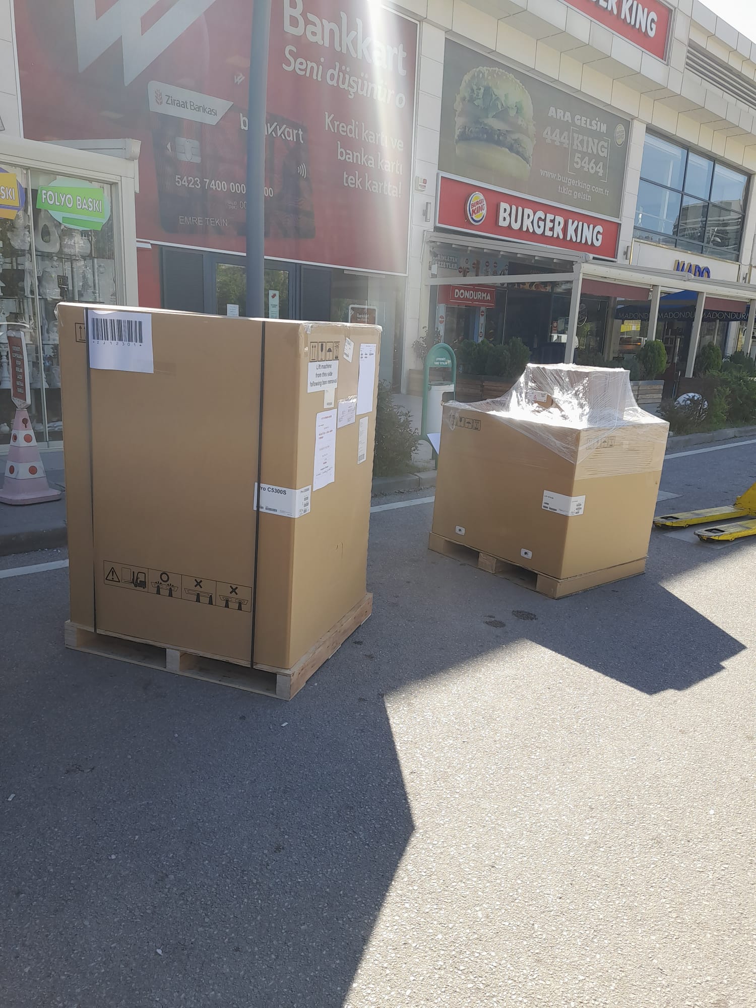 uv makina taşıma